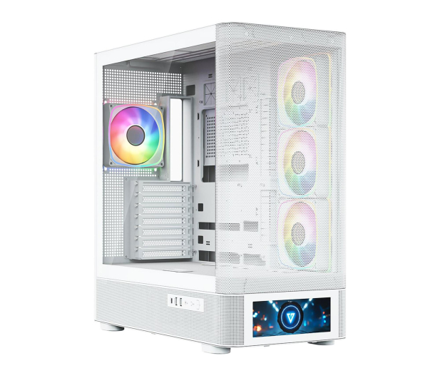 MODECOM Volcano AQ500 ARGB Midi White - 1501374 - zdjęcie